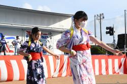 子どもエイサーの様子