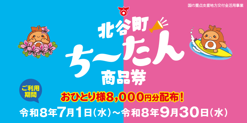 北谷町ちーたん商品券