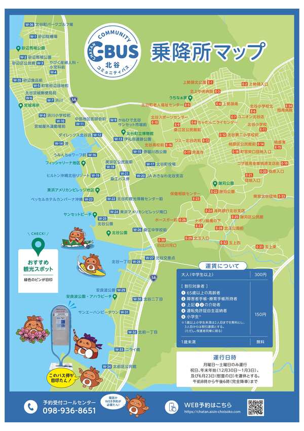 ★乗降所（バス停）位置図